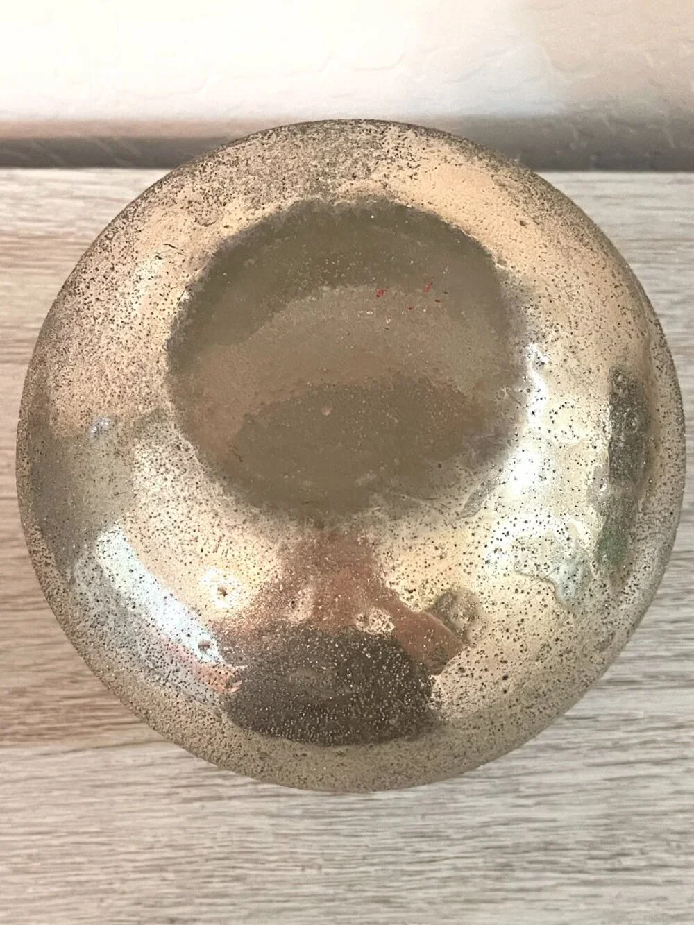 Rose Gold Metallic Pink Glass Vase Pot